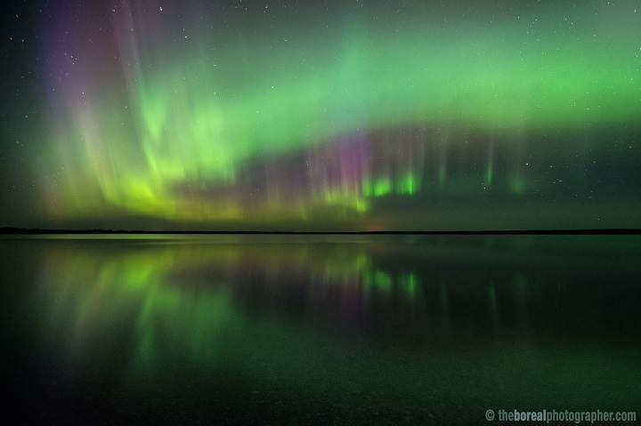 Northern Lights were prevalent all summer long, this photo from Clear Lake.