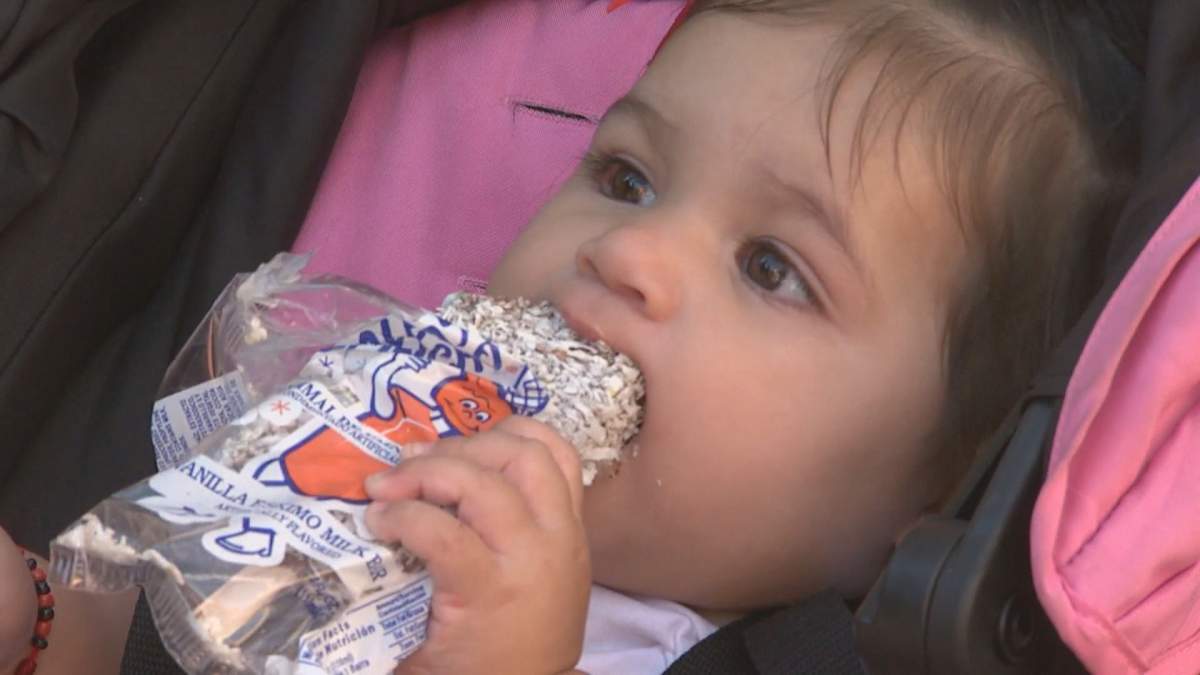 A paleta is Mexican treat similar to a Popsicle.