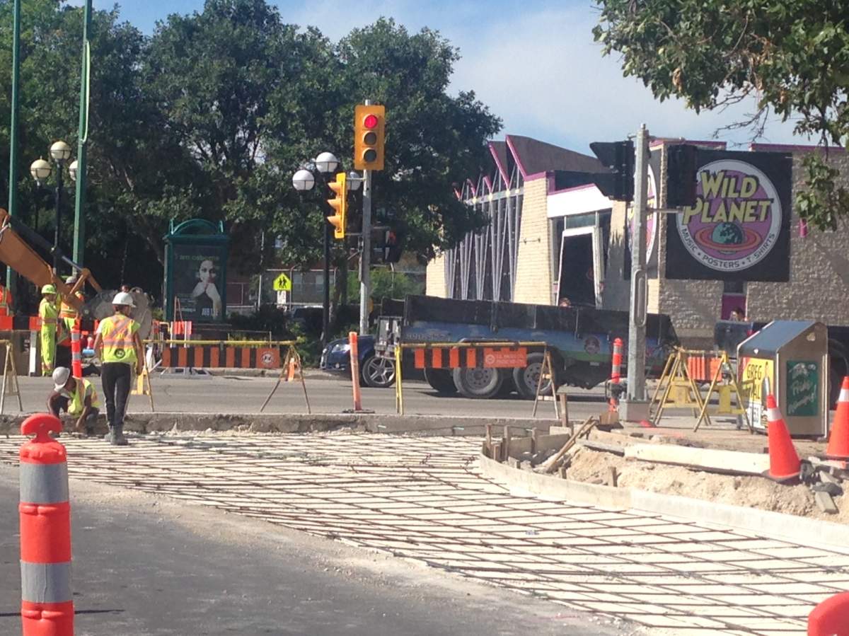 Construction on Pembina and Osborne has drivers backed up for blocks at almost all hours of the day.
