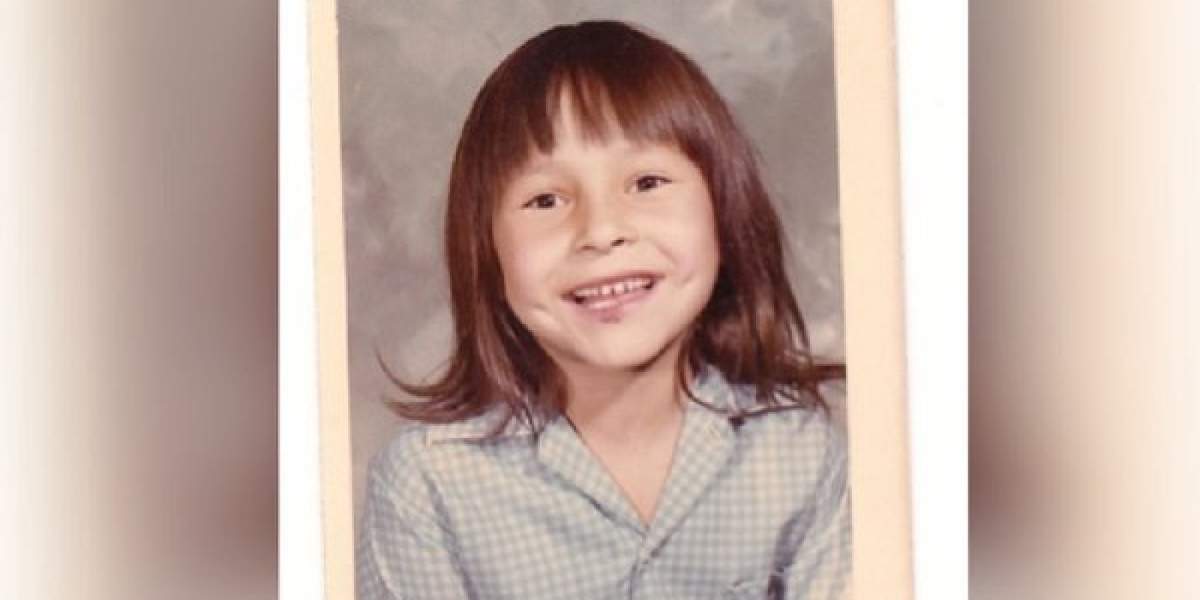 Six-year-old Phyllis Webstad