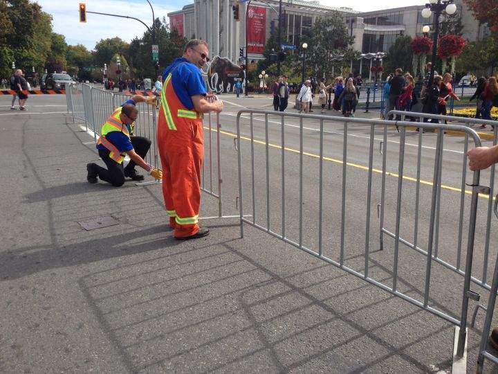 Royal visit security