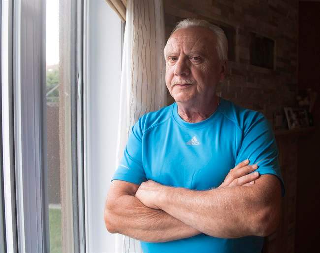 Michele Torre is seen at his home Thursday, September 8, 2016, in Laval, Quebec. Torre is facing deportation to his native Italy some 20 years after a Mafia-linked drug conviction that is being cited for his possible expulsion. 