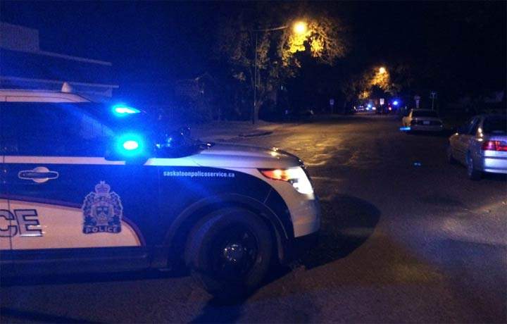 Saskatoon police say a high-risk search warrant was executed in the 1600-block of Avenue C North. Two people are now facing charges.