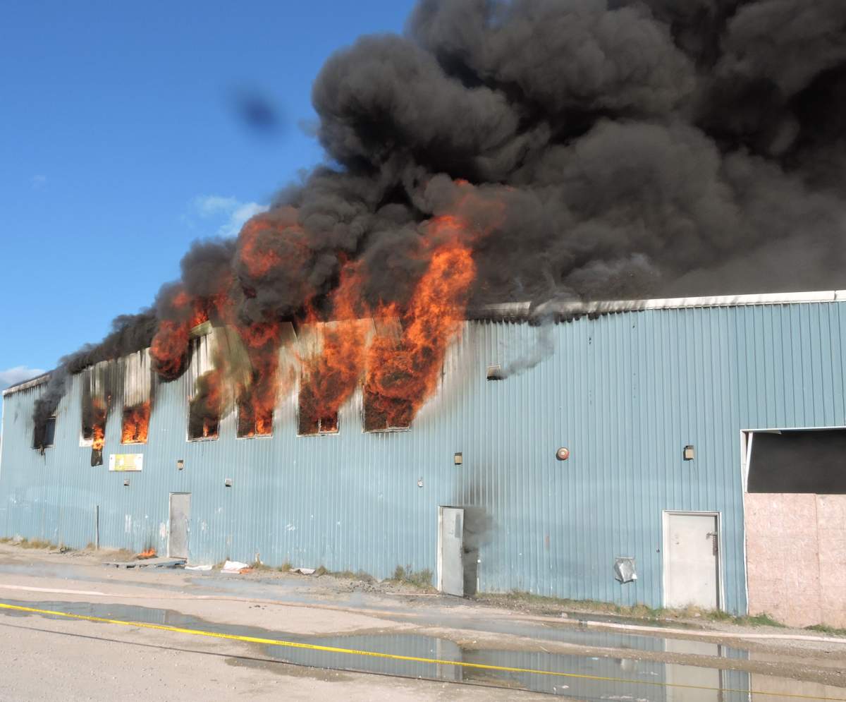 The only store and band office at Shamattawa First Nation were destroyed after a fire.