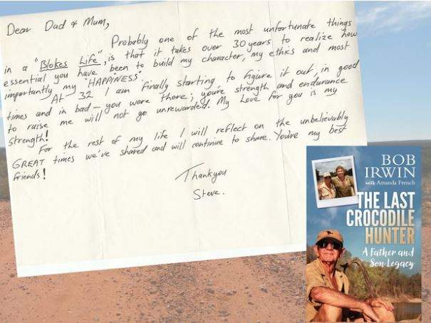 Steve Irwin letter