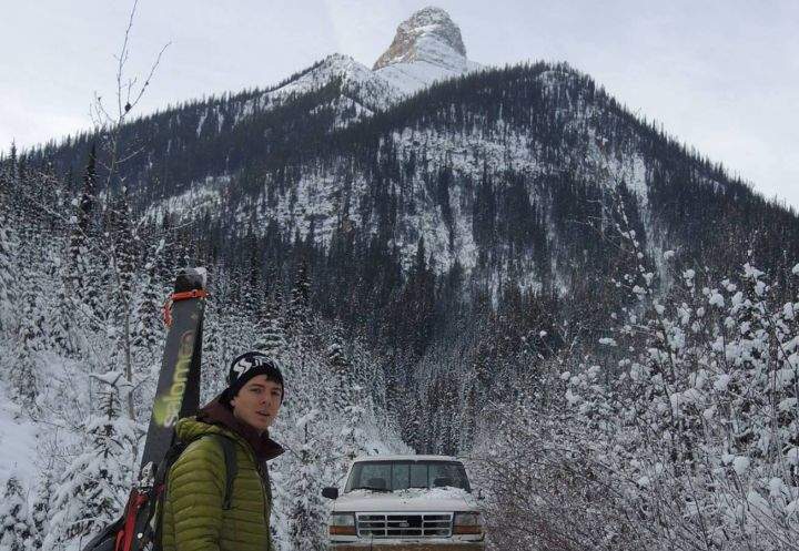 Trevor Sexsmith is seen in the mountains in this undated photo. Location is not known.