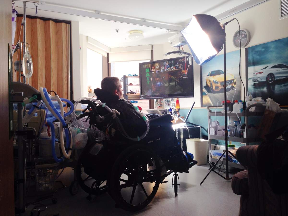 Trez lives full time in a long-term care facility.