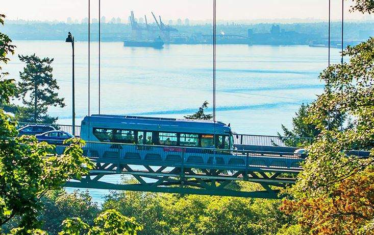 A West Vancouver Blue Bus.