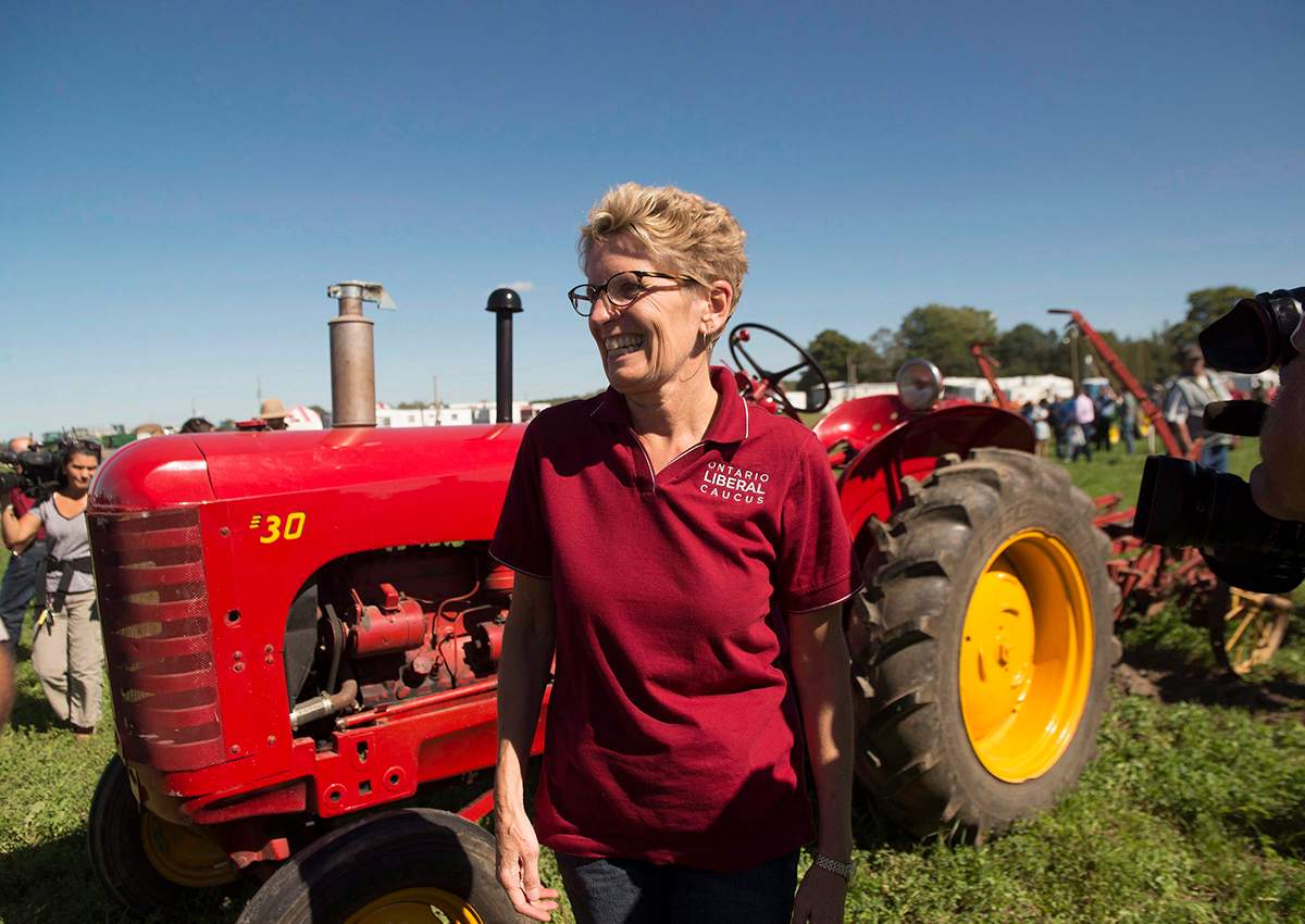 Ontario Premier Kathleen Wynne promising help for farmers and small business with the minimum wage hike.