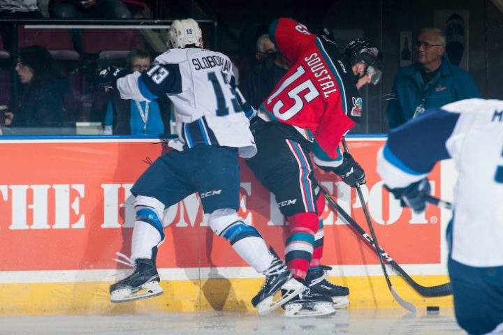 The Kelowna Rockets threw 38 shots at the Saskatoon Blades net but were unable to pick up the two points.