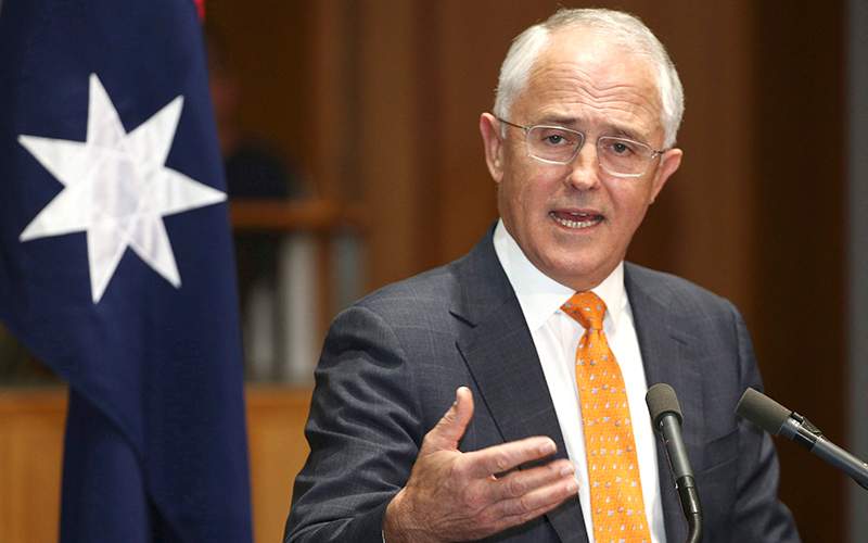 Australian Prime Minister Malcolm Turnbull speaks to the media during a press conference at Parliament House in Canberra, Australia. 
