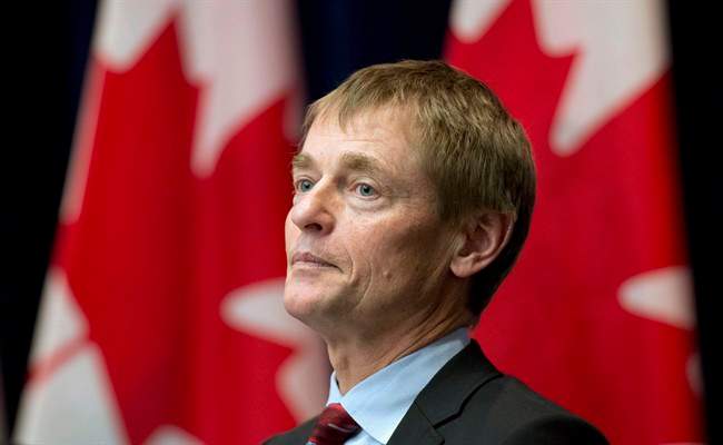 Chief Public Health Officer Dr. Gregory Taylor is pictured during a press conference in Ottawa on October 20, 2014. 