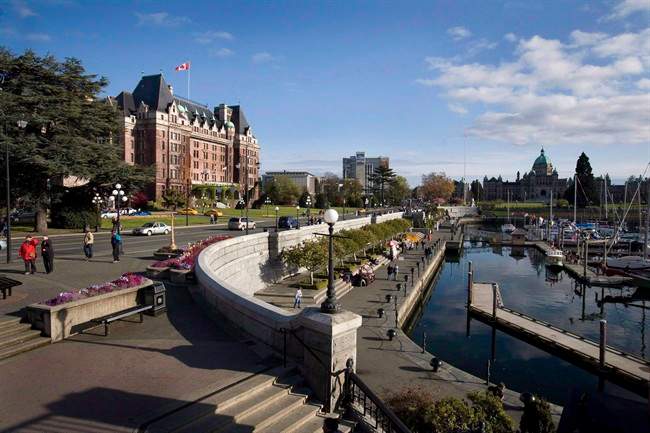 Victoria Harbour in Victoria, B.C.