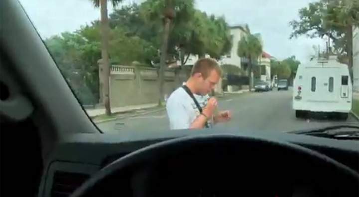 Black TV reporter confronts white man who called him N-word, slave in South Carolina - image