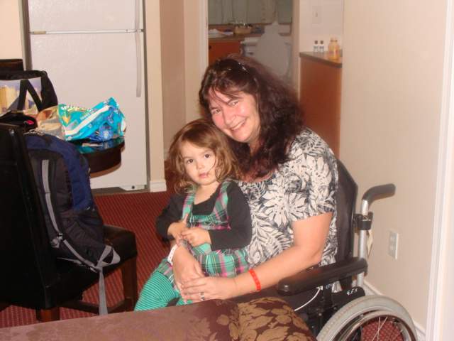 Janie Gaudet and Danielle Gaudet in 2010
