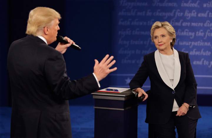 Clinton and Trump