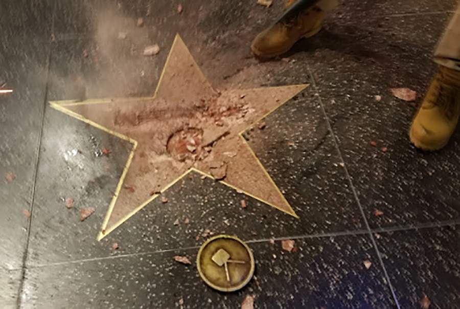Donald Trump's star