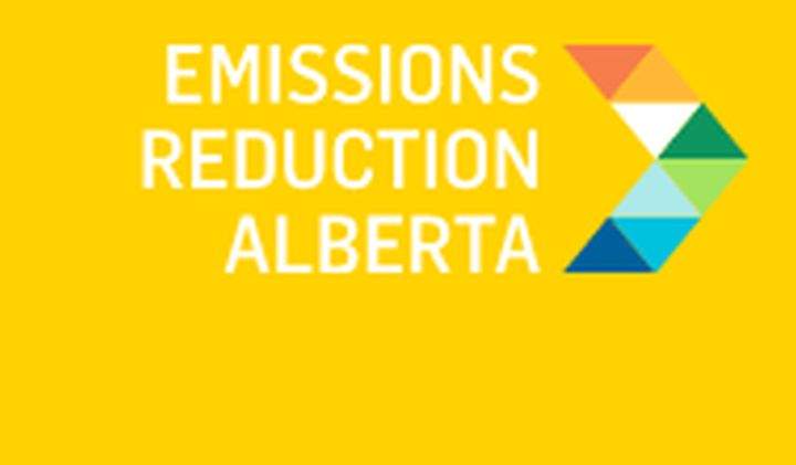 The new logo for Emissions Reduction Alberta is shown.