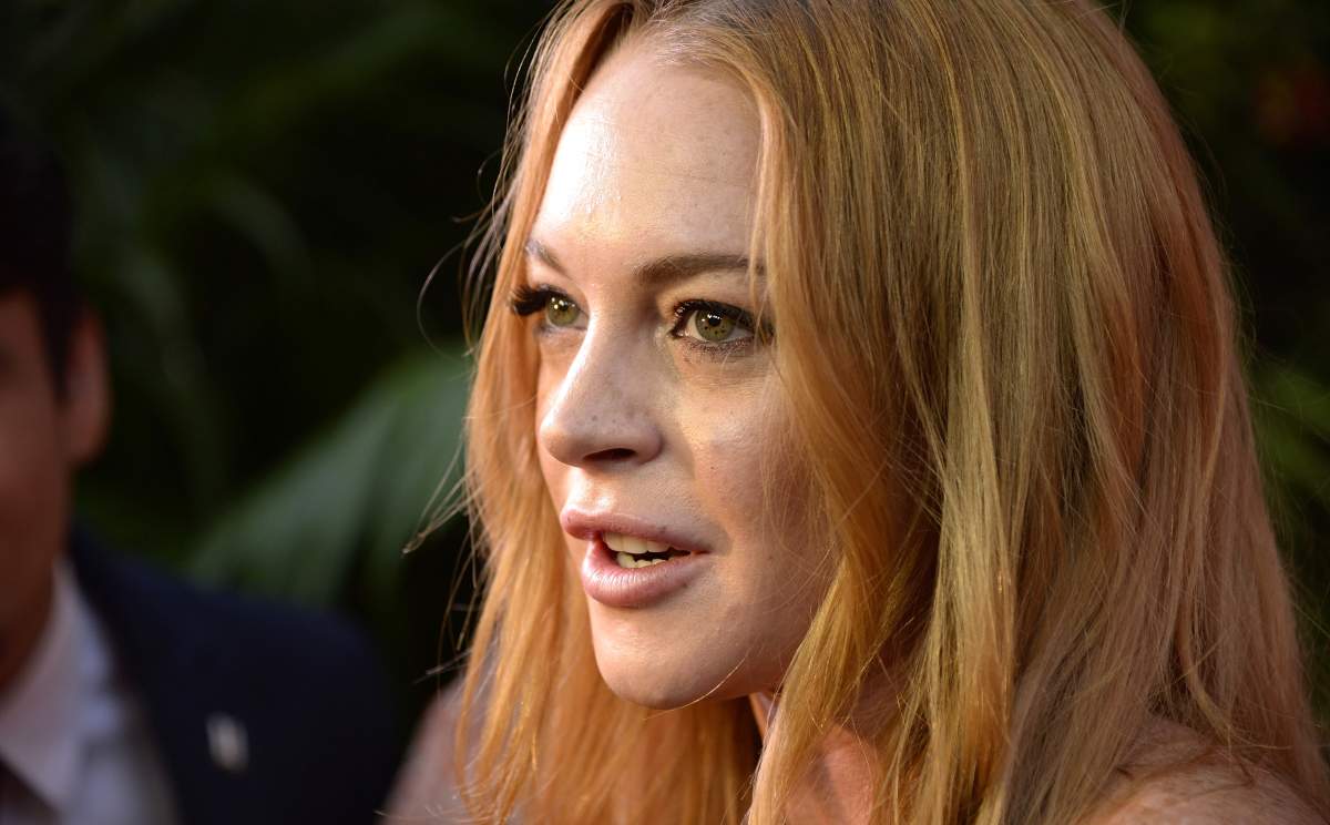 Lindsay Lohan attends 'Uno de 50' 20th anniversary party at Palacio de Saldana on June 9, 2016 in Madrid, Spain.