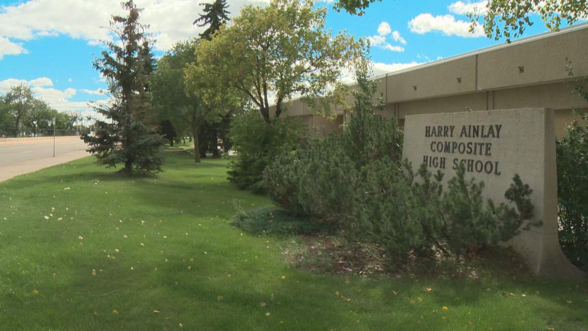 Harry Ainlay High School in Edmonton 4350 111 Street on Aug. 28, 2016.