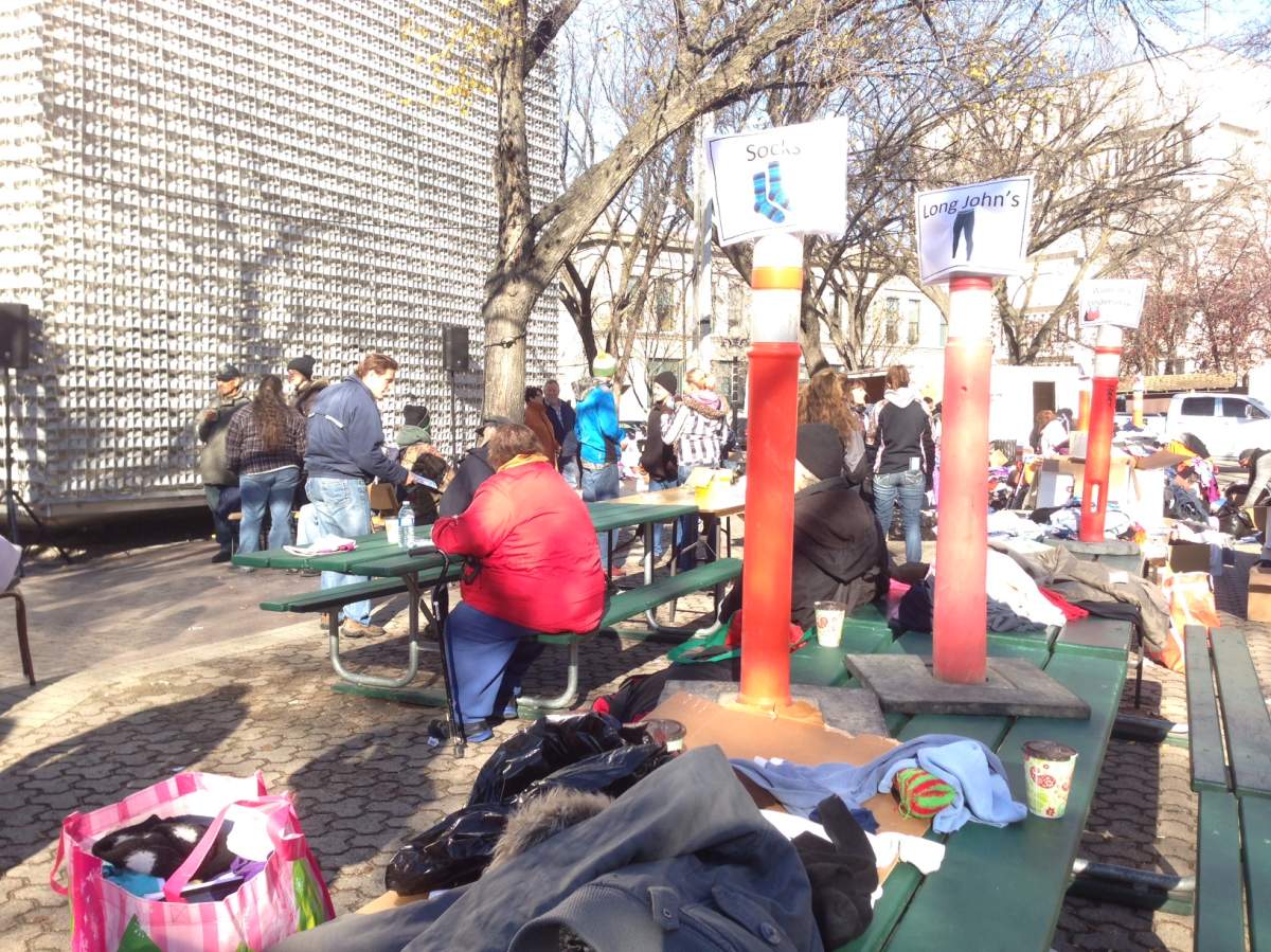 Winnipeg's homeless get a helping hand as winter makes its way.