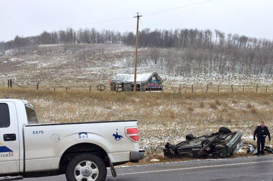 EMS said one person died in a rollover on Highway 22 Oct. 7, 2016.