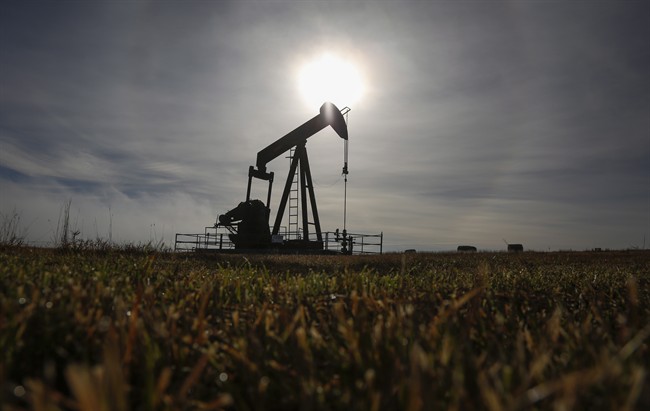 Pumpjack near Cremona, Alta., Saturday, Oct. 29, 2016.