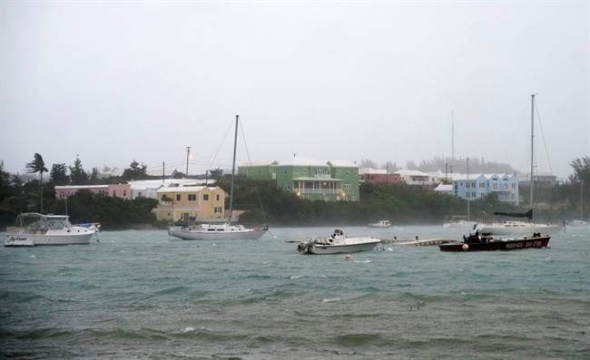 Hurricane Nicole in Bermuda
