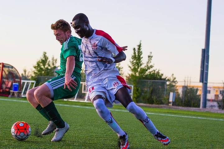 WSA Winnipeg striker Moses Danto.