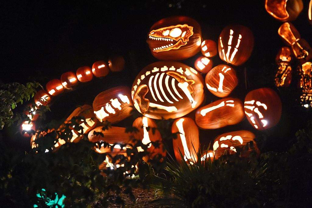 Unique pumpkin display ideas for Halloween - image