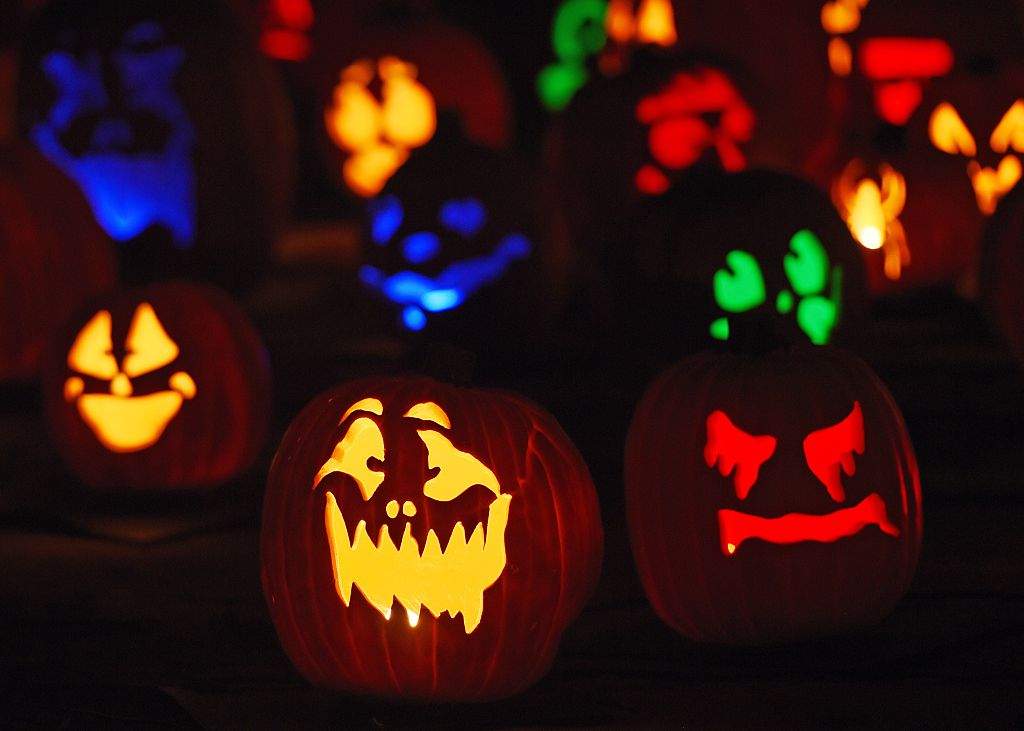 Halloween lights.