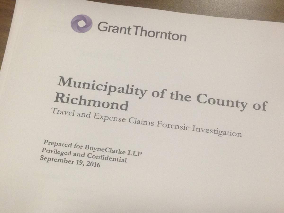 A forensic audit has found the chief administrative officer of one northeastern Nova Scotia municipality charged $582 for visits to two Texas strip clubs. The audit was released on October 25, 2016.