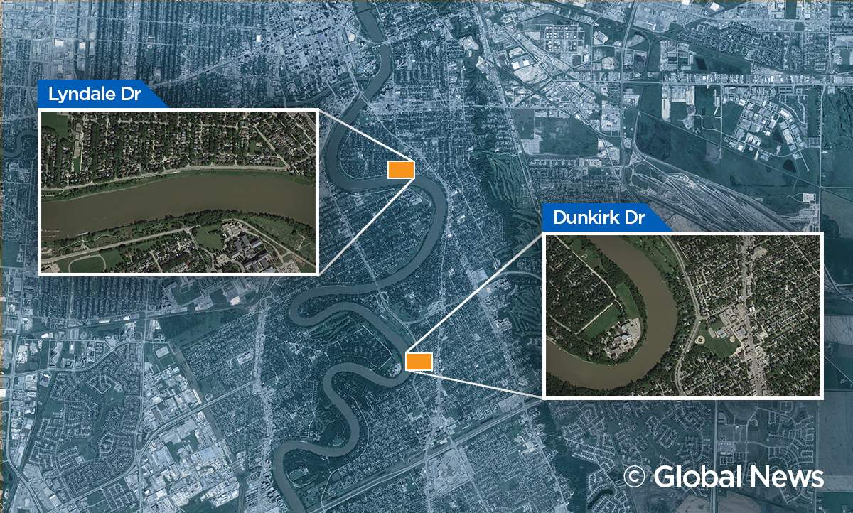 Eroding riverbank: Winnipeg couple watches land disappear before their eyes - image
