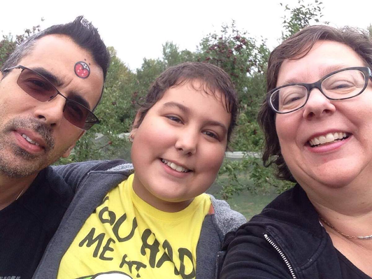 Sara Gibeau goes apple picking.