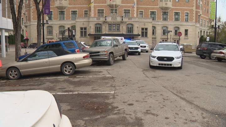 A police chase in Saskatoon ended when the driver of the vehicle attempting to elude officers crashed in the downtown core.