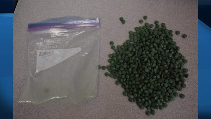 Fentanyl pills seized, CFSEU investigation Sept. 30, 2016.