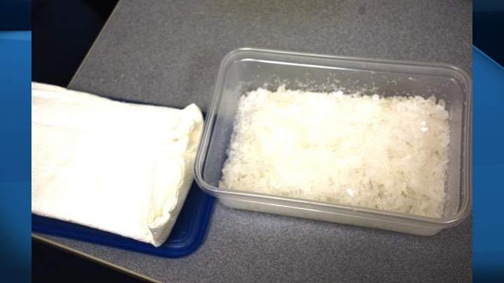 Crystal meth seized, CFSEU investigation Sept. 30, 2016.