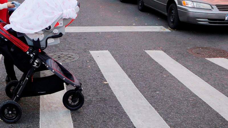  A 6-week-old baby died Thursday when a stroller plunged down an empty elevator shaft in NYC.
