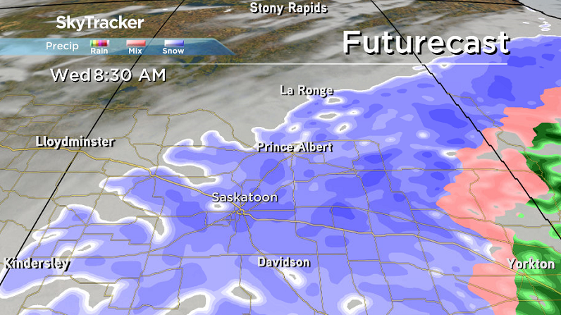 We'll be waking up to a winter wonderland on Wednesday after a night of snow that'll continue into the day.