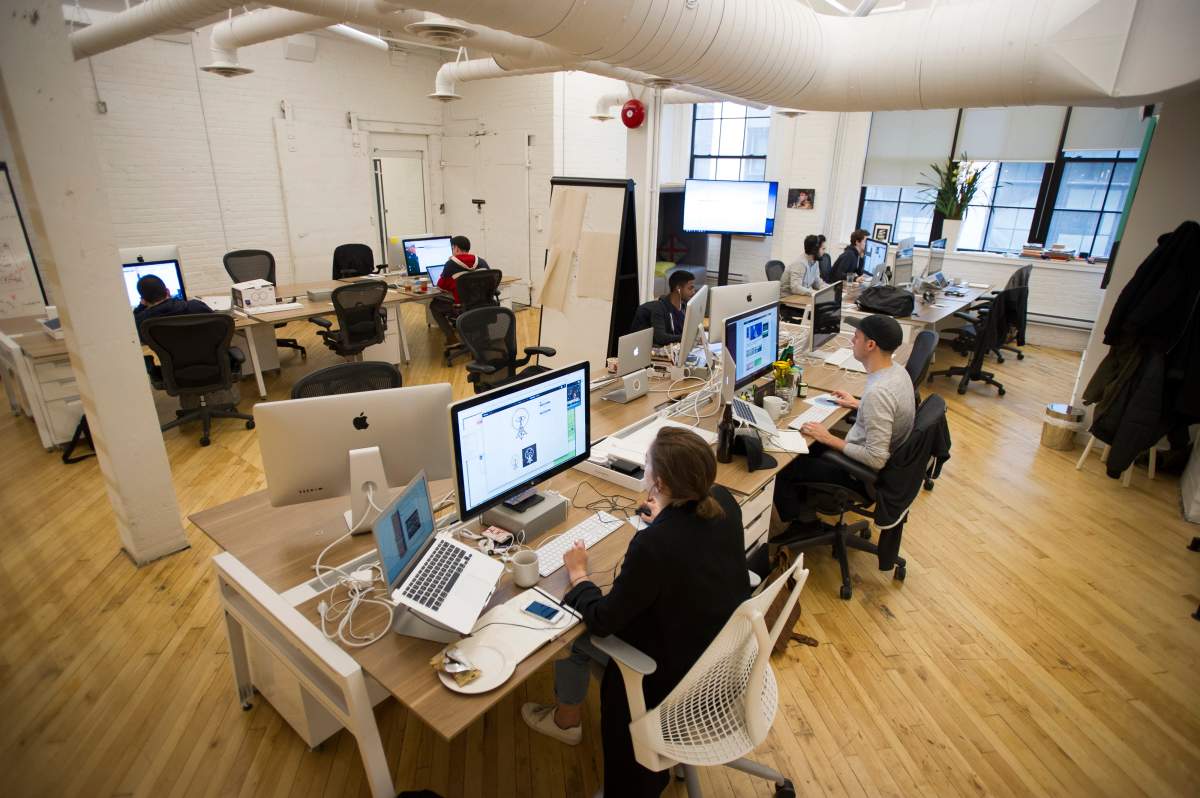 More than half of workers swear while at work, with 25 per cent saying they do it daily.