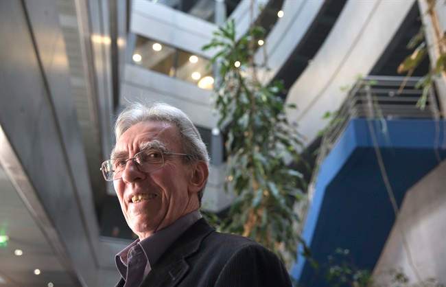 France's Jean-Pierre Sauvage arrives for a press conference in Strasbourg, eastern France, Wednesday Oct. 5, 2016. Sauvage, British-born Fraser Stoddart and Dutch scientist Bernard "Ben" Feringa share the 8 million kronor ($930,000) prize for the "design and synthesis of molecular machines," the Royal Swedish Academy of Sciences said.