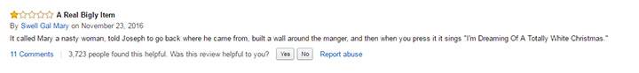 Donald Trump selling ‘Make America Great Again’ Christmas ornament and the Amazon reviews are horrible - image