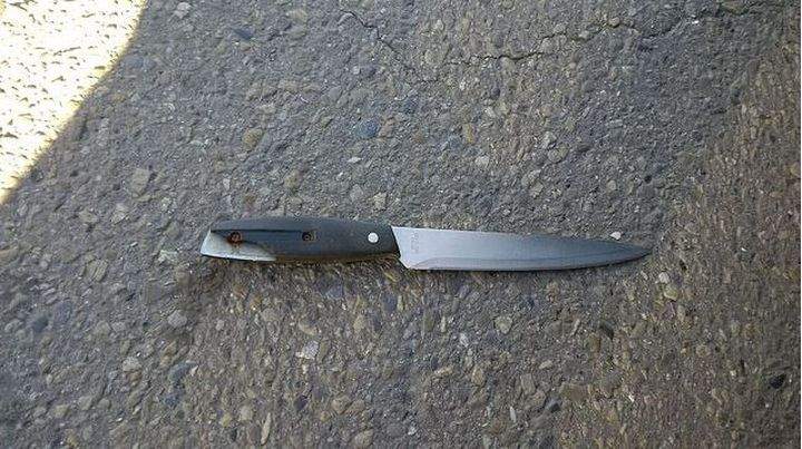 ASIRT said a woman killed in Calgary’s 10th officer-involved shooting of 2016 was carrying this knife in one hand and a second in her other hand.