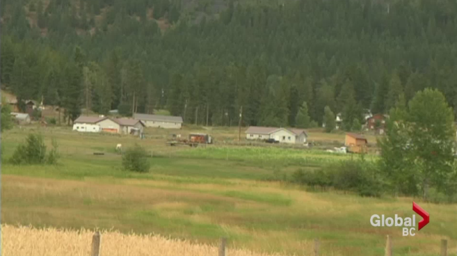 The community of Bountiful B.C.