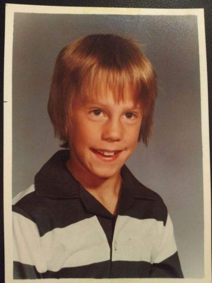 Chris Ericksen as a primary school student. Roughly two years after this photo was taken he became a victim of child sexual abuse.