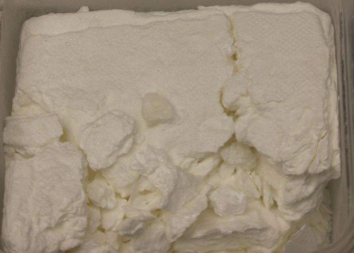 A photo of cocaine seized from a north Edmonton home on Nov. 28, 2016.