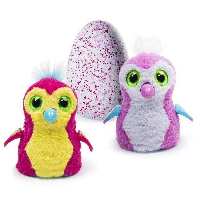 Hatchimals are shown in this undated handout photo. The overwhelming popularity of this season's hottest toy, Hatchimals, has taken many by surprise -- including its Toronto-based toymaker, Spin Master. The furry, robotic bird-like toy animals that hatch from an egg when rubbed have been selling out at stores across North America, Europe and Japan since its launch on Oct. 7. THE CANADIAN PRESS/HO - Spin Master .