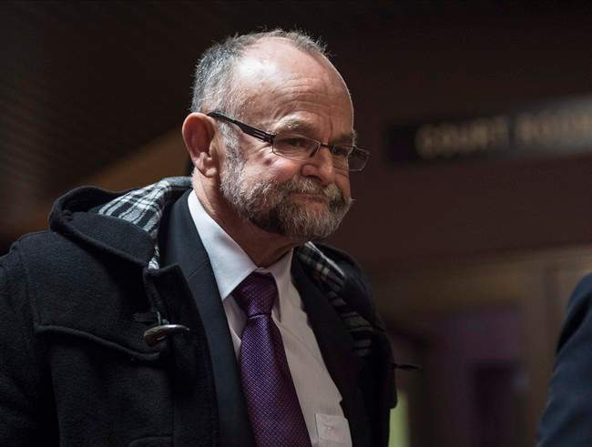 Toronto pastor Brent Hawkes arrives at provincial court in Kentville, N.S. on Tuesday, November 14, 2016.