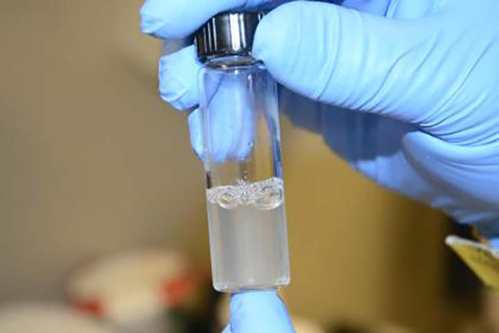 Police say the first confirmed sample of liquid fentanyl has been identified in Canada.