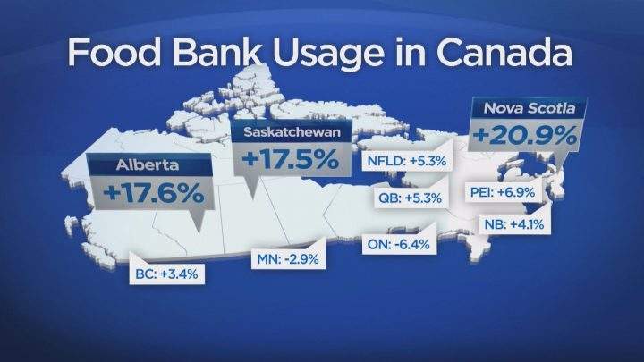 More Sask. families using food banks: Food Bank Canada - image